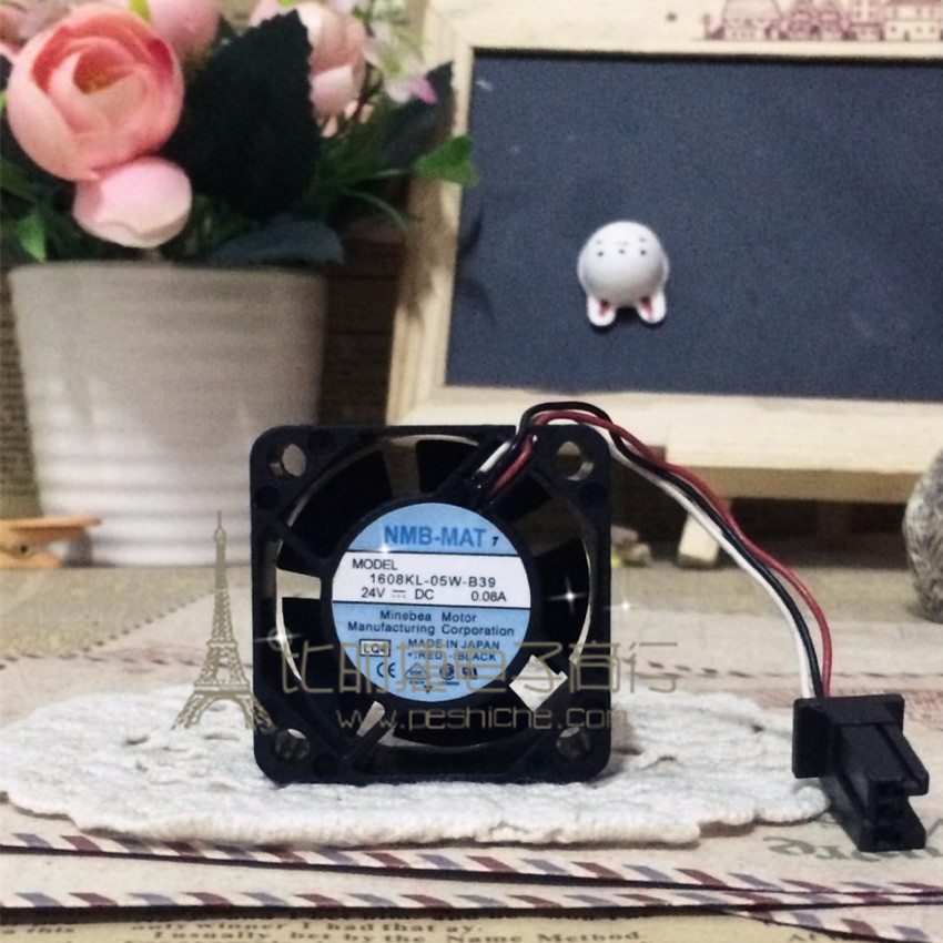 NMB风扇1608KL-05W-B39 0.08A 4CM 4020 24V风机带报警驱动器专用