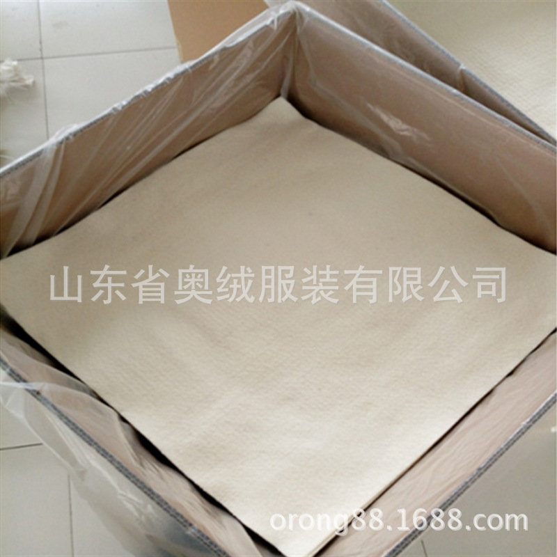 出口对折包装纯棉针刺棉 三折纯棉无纺针刺棉 对折纯棉无纺布