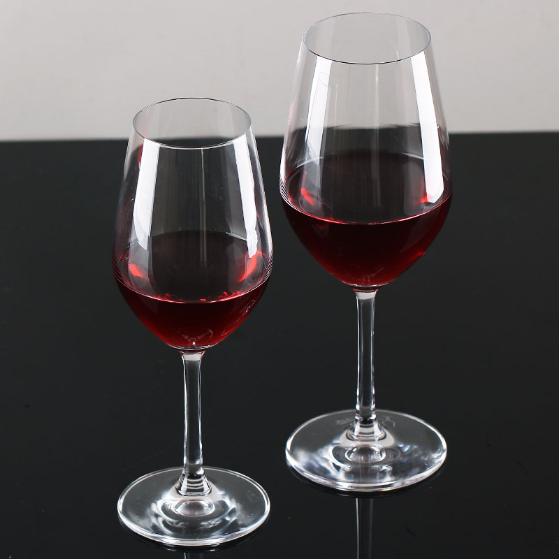 Creative transparent glass wineglass for home use