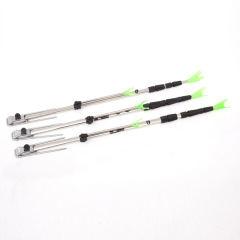 便攜式不鏽鋼支架釣魚地插炮台伸縮可定位2.1米魚竿架漁具批發