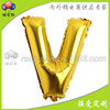 Golden big balloon, evening dress, decorations, 32inch, English letters, wholesale