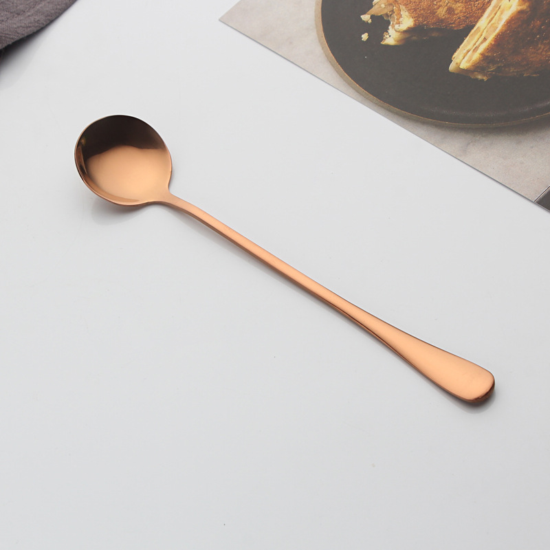 Iskøler og kaffeske i rustfrit stål med langt skaft til logo_voghion.com