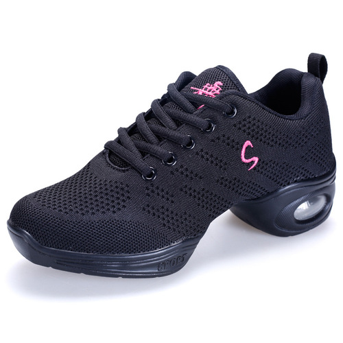 Square dance shoes sailor spring ghost step dance shoes for women adult fly mesh breathable dancing women's shoes soft bottom new style