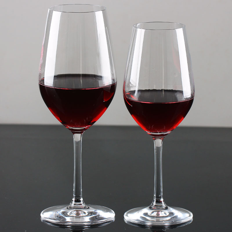 Creative transparent glass wineglass for home use