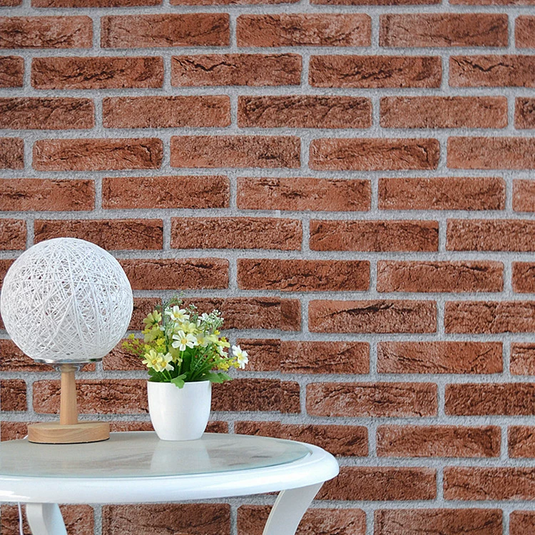Self-adhesive Wallpaper Roll PVC, 45 cm × 9.8 m, peel-and-stick decorative brick patterns