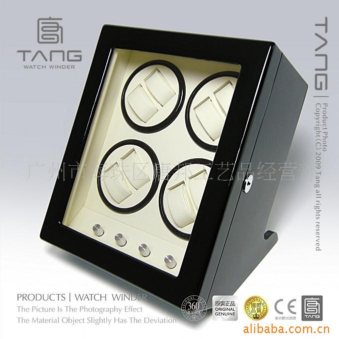 唐邦木业 钢琴漆自动手表上链盒 马达盒 摇表器 转表器WW310
