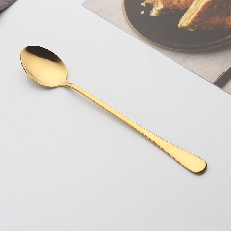 Iskøler og kaffeske i rustfrit stål med langt skaft til logo_voghion.com