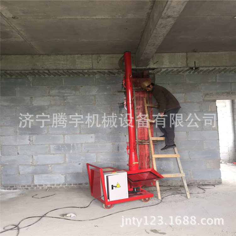 新型二次构造柱浇注机腾宇机械供应 室内混凝土输送机