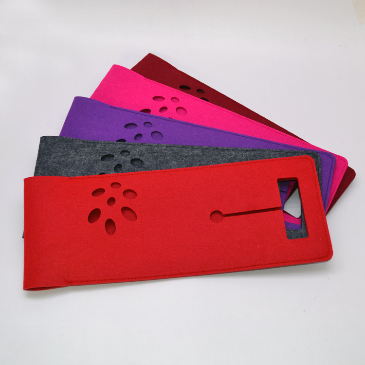 毛毡红酒袋 葡萄酒毛毡袋 广告酒袋 酒类毛毡手提袋logo礼品