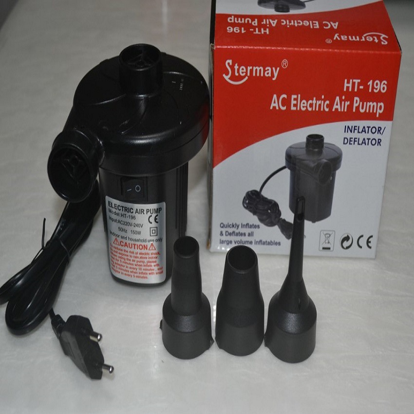 现货HT-196欧规圆插电动充气泵真空压缩袋抽气泵家用收纳袋吸气泵