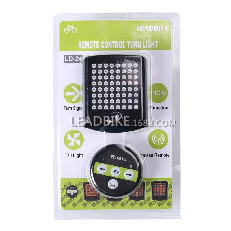 LED bike for cycling, indicator lamp, remote control