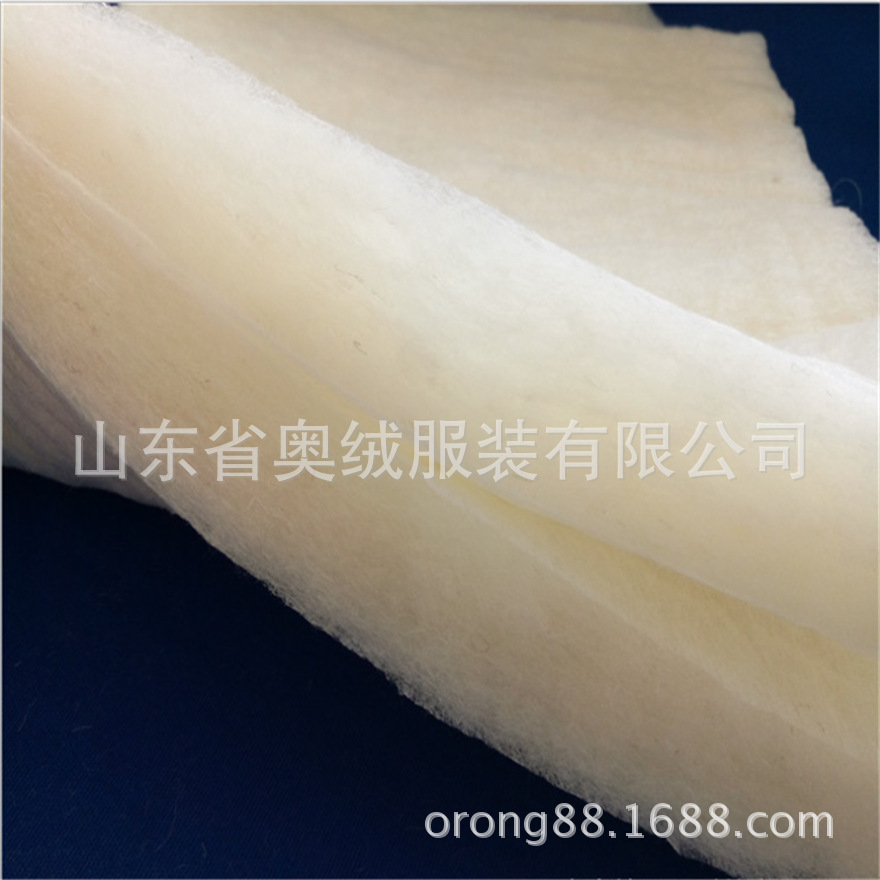 工装用羊毛竹纤维混纺絮片 竹纤维羊毛混纺双面衬羊毛针刺棉