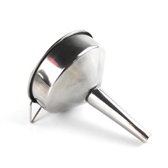 Thickened Non-magnetic Stainless Steel Funnel, for Pouring Wine, Oil, and Serving Liquor; Can Also Be Used as a Vinegar Funnel or Oil Funnel, Wine Ladle and Pouring Spoon