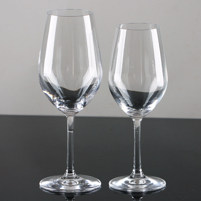 Creative transparent glass wineglass for home use