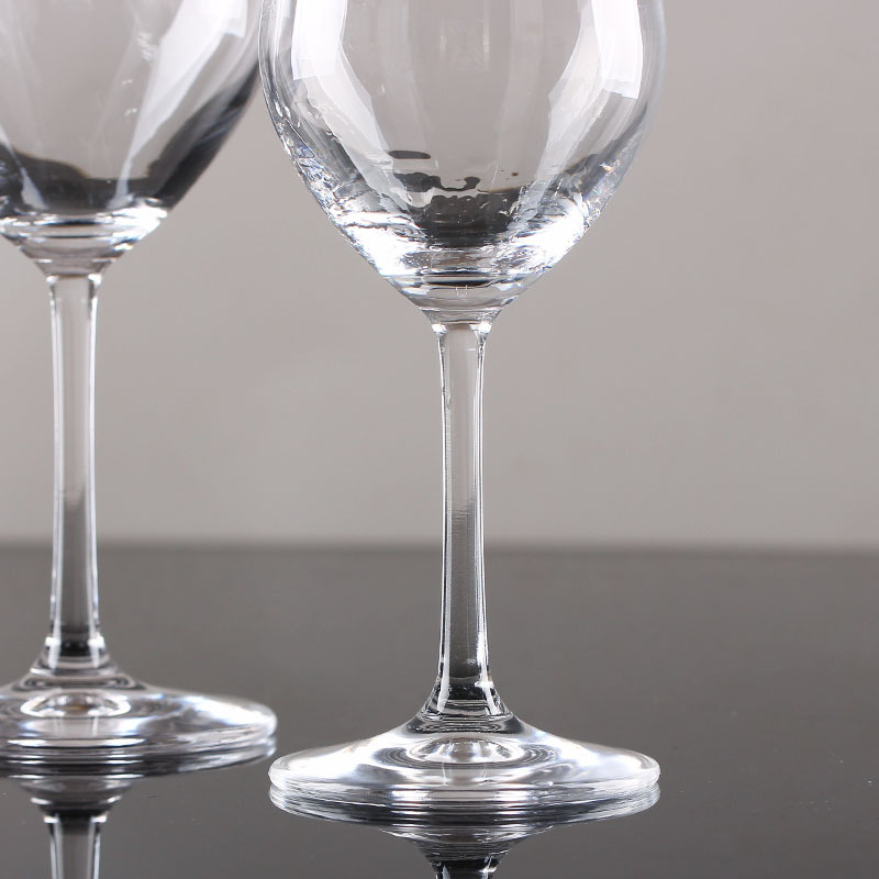 Creative transparent glass wineglass for home use