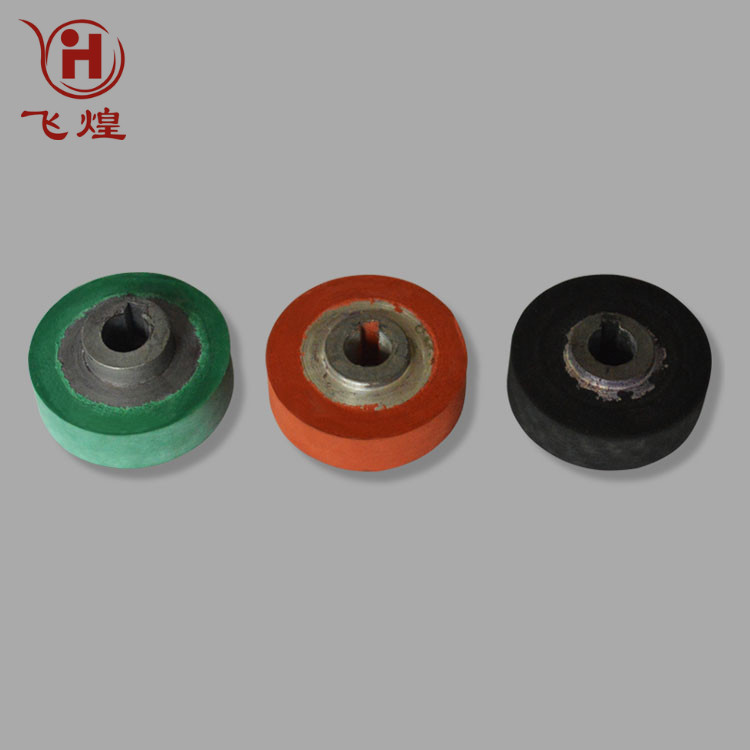 供应770/990封口机红绿黑三色橡胶轮 封口机实心橡胶轮配件