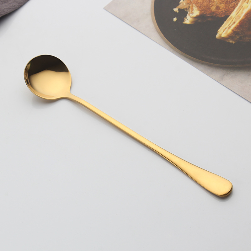 Iskøler og kaffeske i rustfrit stål med langt skaft til logo_voghion.com