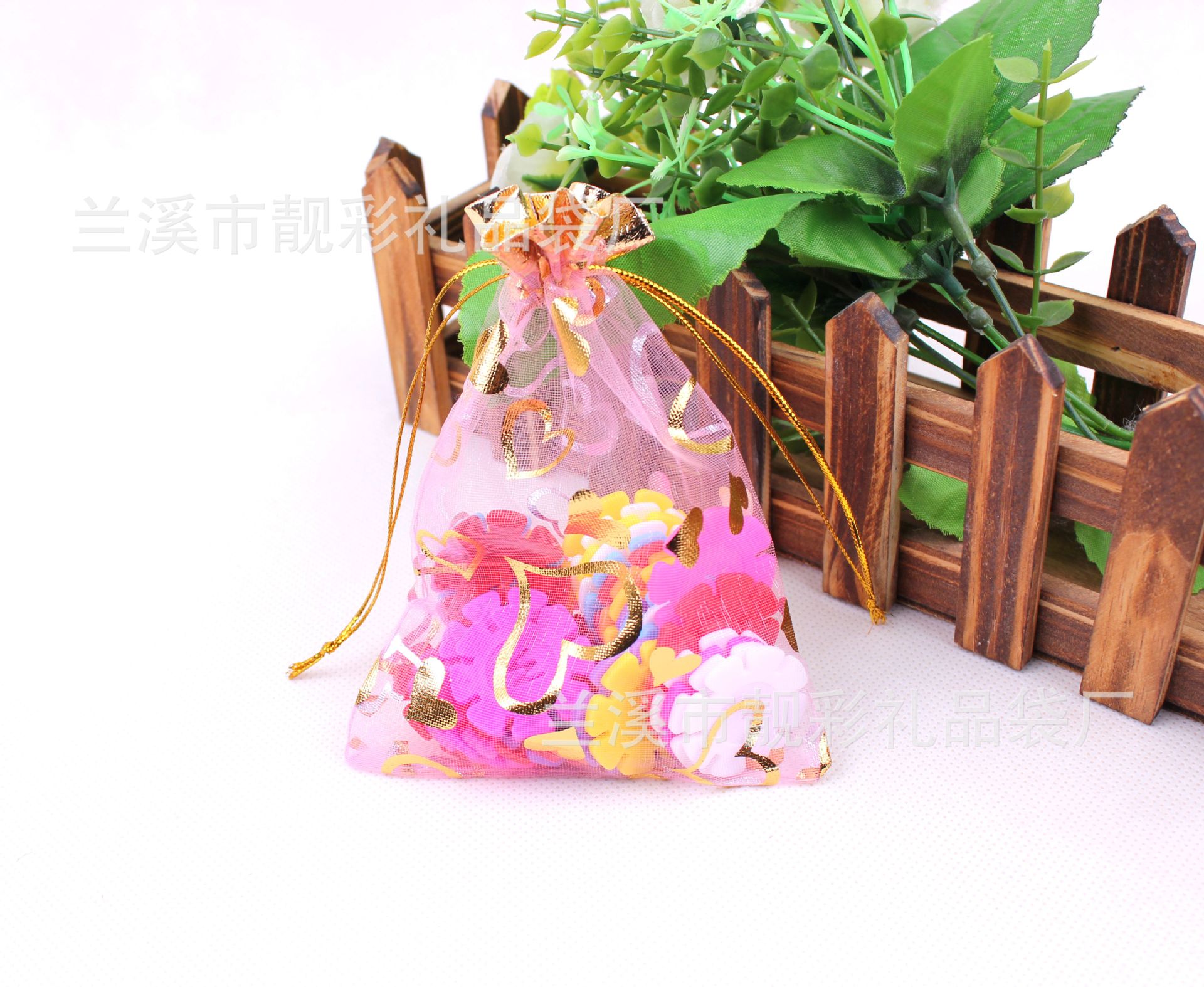 靓彩批发可定各种尺寸金口烫金银纱袋 玩具饰品包装 量多优惠