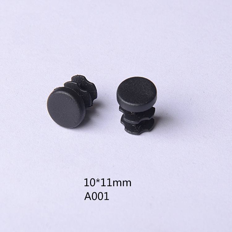 厂家现货供应高韧性黑色塑料管塞 耐冲击圆形堵头 塑胶家具配件