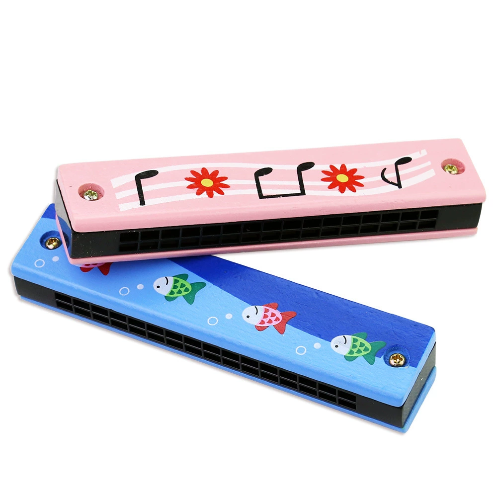 Гармоника, музыкальные инструменты для детского сада и начальной школы, деревянный двойной ряд игрушка, детское воспитание, обучение