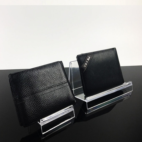 Thickened transparent wallet rack plastic display mobile phone mask display rack boutique table table counter display rack