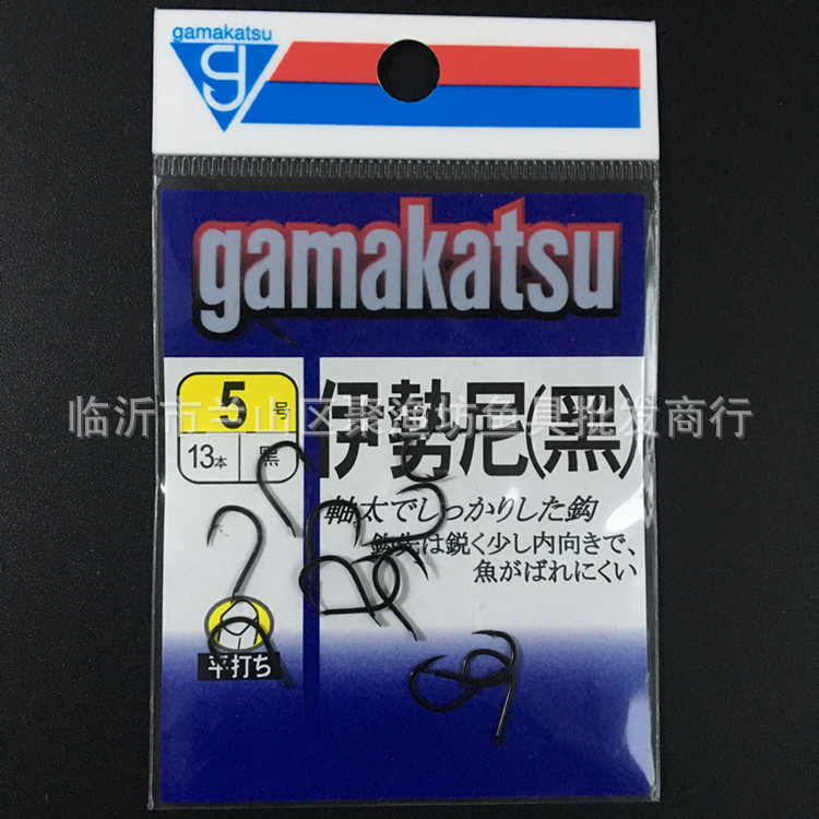 Gamma Gamma Iseini Fish Hook Black Barbed Hook Gamma Gamma Iseini Fish Hook Black Barbed Hook