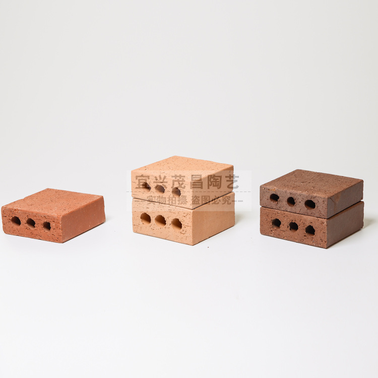 厂家供应宜兴紫砂陶土真空烧结砖 广场路面砖 人行道方砖