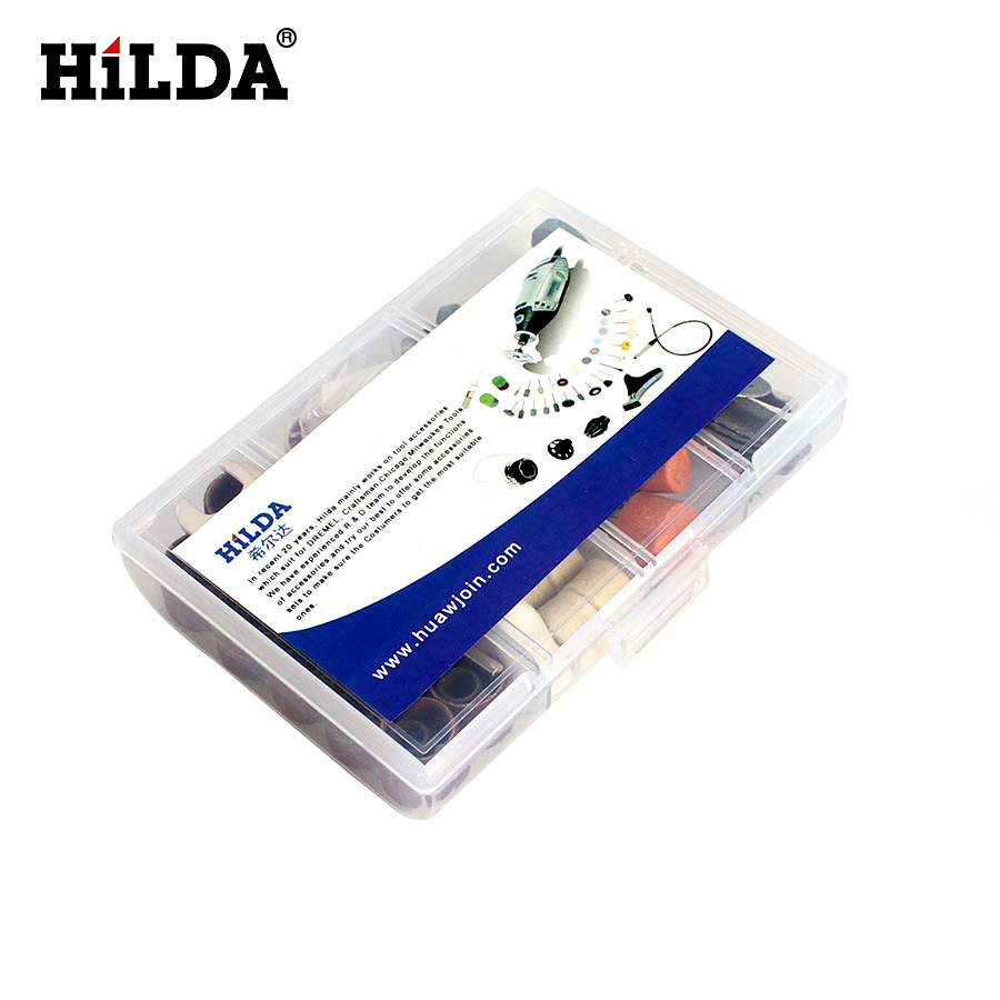 Hilda 92 unids metal madera talla broca eléctrica herramienta rotativa accesorios un conjunto de pulido corte