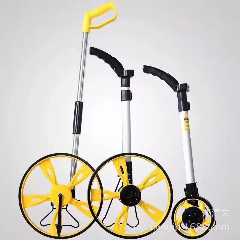 Factory wholesale hand-propelled mechanical meter meter digital display rangefinder roller wheel type mu meter mechanical rangefinder