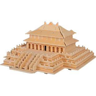 2020 Hot Sale Taihe Hall Stereo Puzzle Wooden Puzzle Handmade Toys Children Adult Puzzle Toys Wholesale