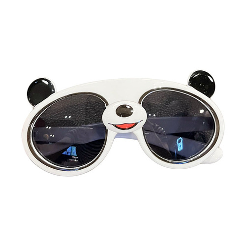 儿童墨镜新款可爱熊猫宝宝遮阳太阳镜男女童可爱卡通防紫外线眼镜