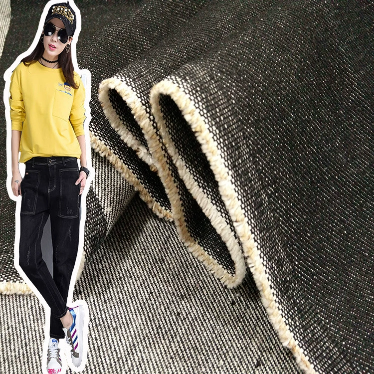 7-численная черная хлопковая пряжа, окрашенная саржевая джинсовая ткань, верхняя одежда, куртка, длинная ветровка, материал одежды