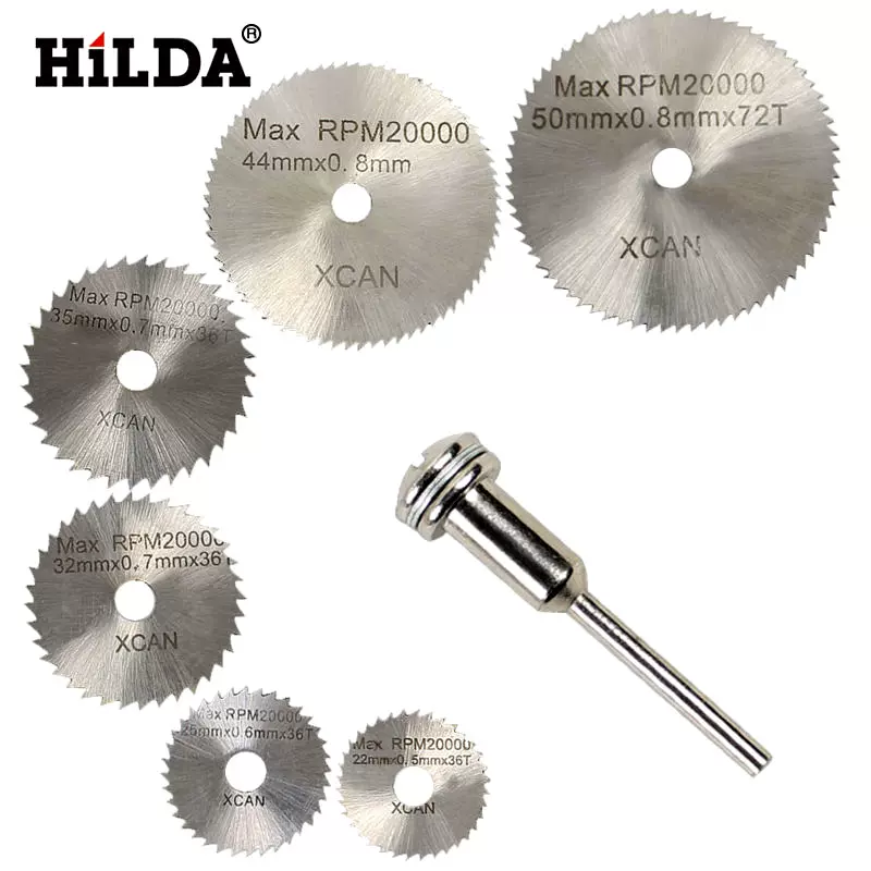 电磨配件发黑高速钢切割片6PC切木塑料铝合金锯片迷你小切片