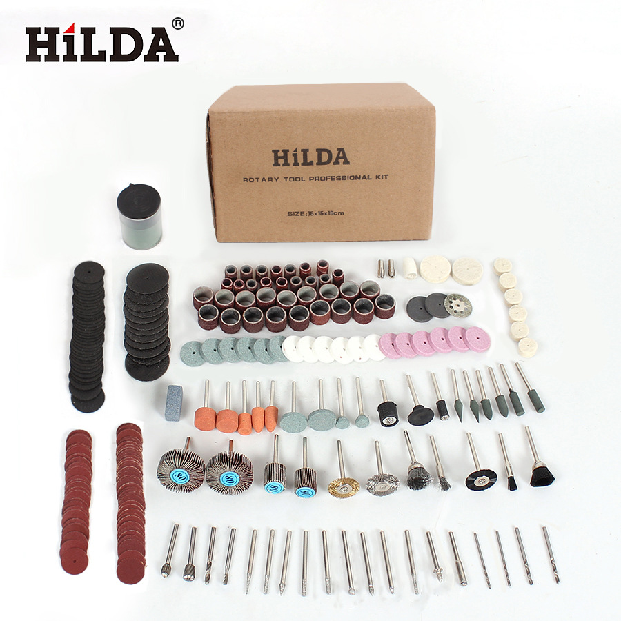 Hilda - Juego de 248 Accesorios para Herramienta Eléctrica Rotativa, Fácil de Pulir, Esmerilar, Grabar y Pulir