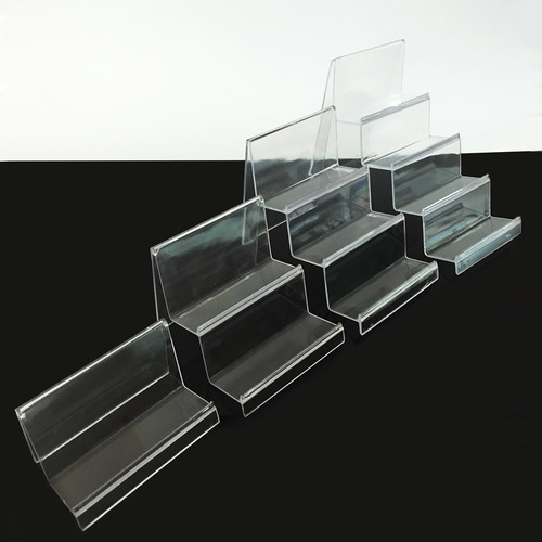 Thickened transparent wallet rack plastic display mobile phone mask display rack boutique table table counter display rack