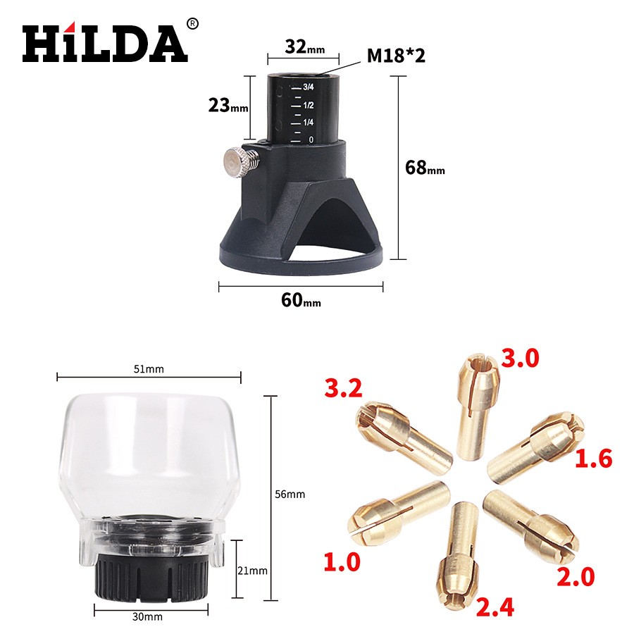 Hilda Dremel taladro localizador especial A550 escudo herramienta giratoria accesorios cobre Chuck herramienta giratoria