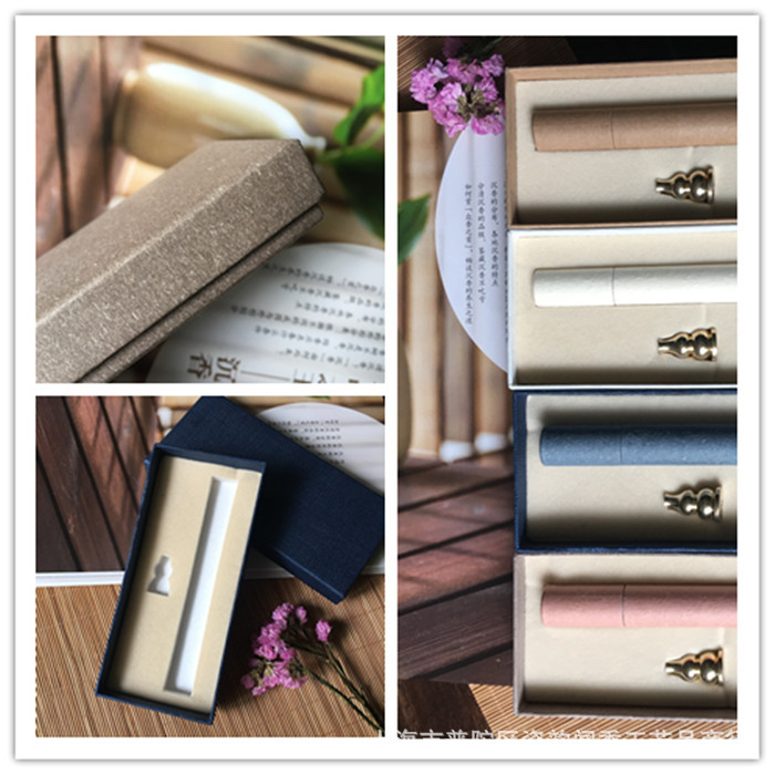 香道短款线香礼盒  沉香 檀香天地盖伴商务手礼包装礼盒