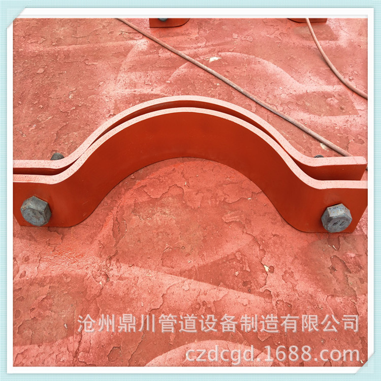 专业生产101双孔管夹DN200 太原弹簧支吊架弯头管件电厂附件加工