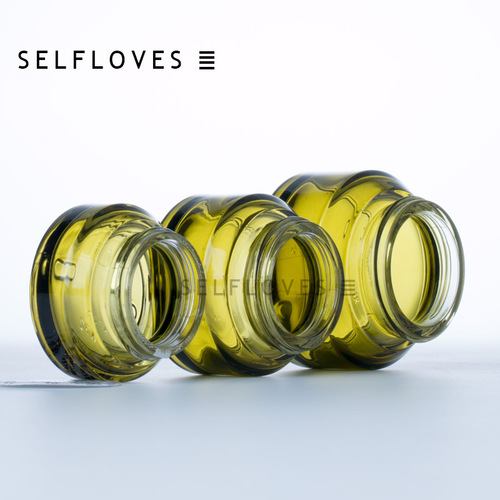 Green shading glass cream box cream box face cream bottle eye cream DIY cosmetics skin care packaging empty bottle