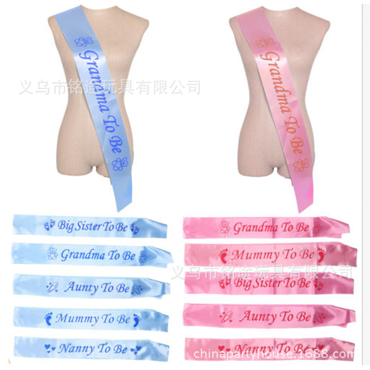 Spot variedad de bandoleras de fiesta grand baby shower mummy to be ropa de etiqueta