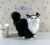 Realistic jewelry, plush toy for friend, cat, Birthday gift