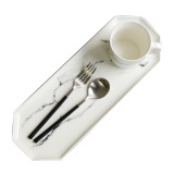 Северная мраморная восьмиугольная блюда ресторан керамика западной пищевой тарелка суши тарелка димсам