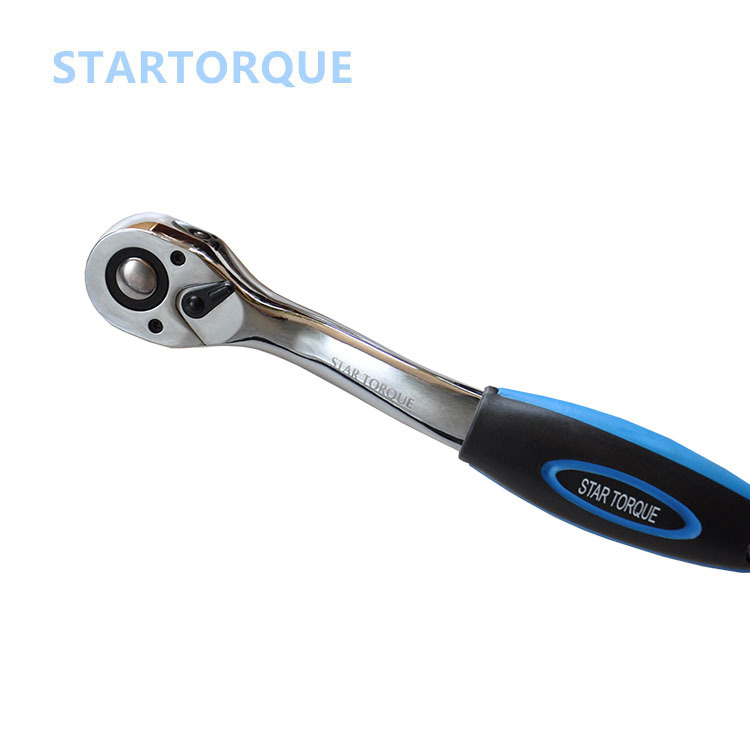 STARTORQUE拓卡棘轮扳手铬钒钢 快速脱落 双色柄 英制1/2 3/8 1/4