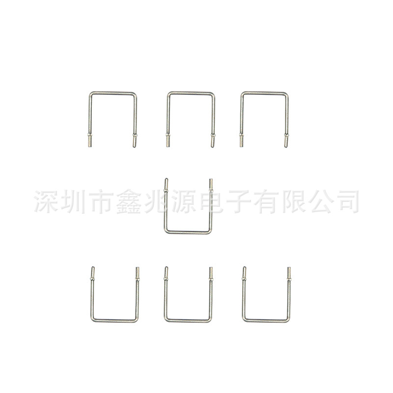 厂家供应电子跳线电子元件引线U成型镀锡铜导线阻燃