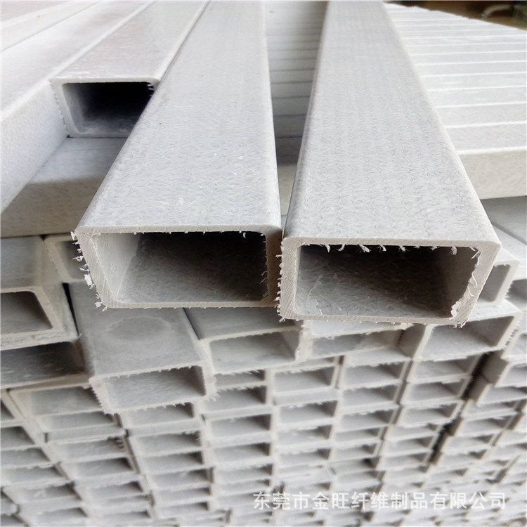 玻璃纤维管 65*65*5mm加强玻纤方形包毡管 高强度玻璃纤维方管