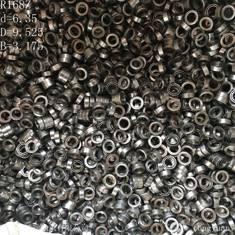 二手拆机NMB MR168ZZ R168开式 6.35x9.525x3.175 英制轴承