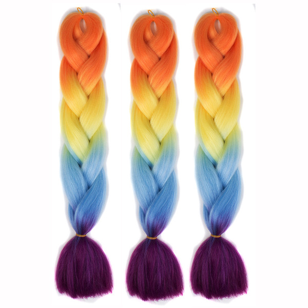 Wig with pigtail