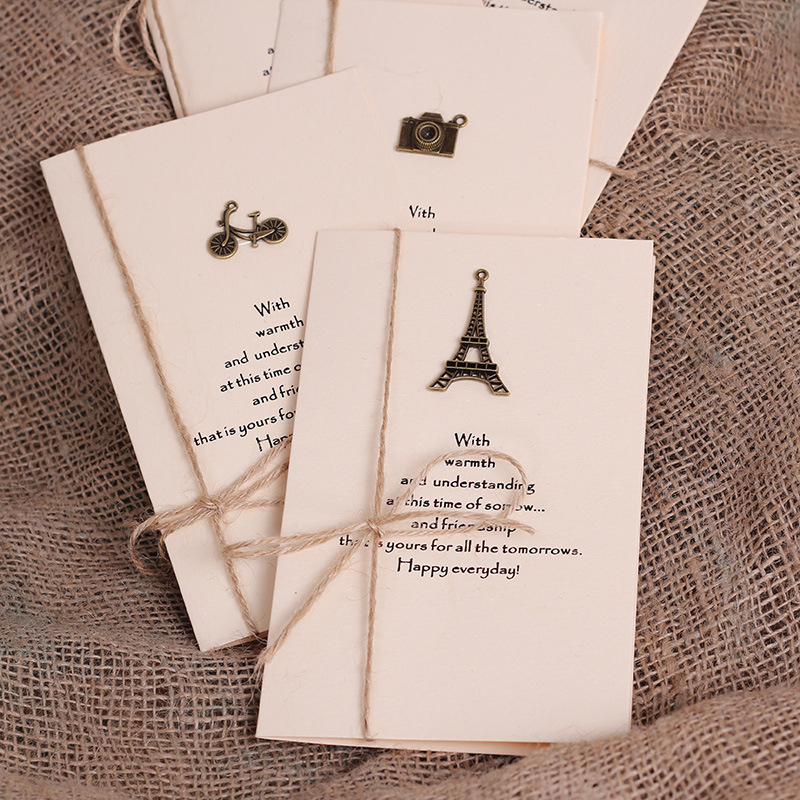 定做学生送圣诞节坠饰贺卡祝福感恩卡片定制创意礼物生日商务贺卡