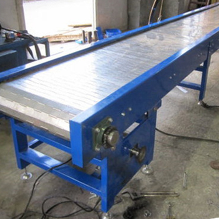 不锈钢链板输送机厂家工业生产输送装置物料输送链板提升机