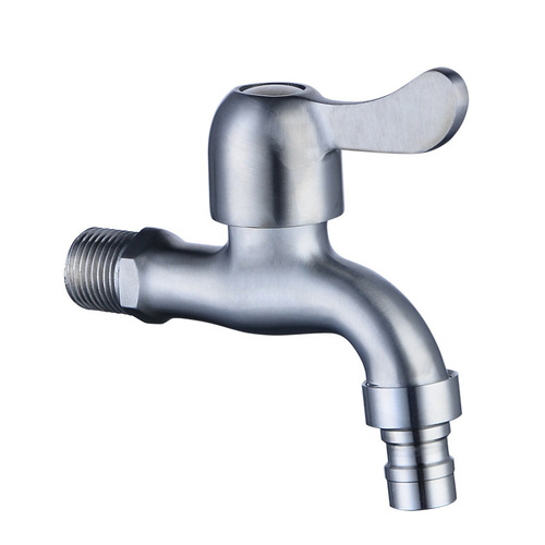304 stainless steel manufacturer stainless steel washing machine faucet bathroom quick open single cold mop pool faucet